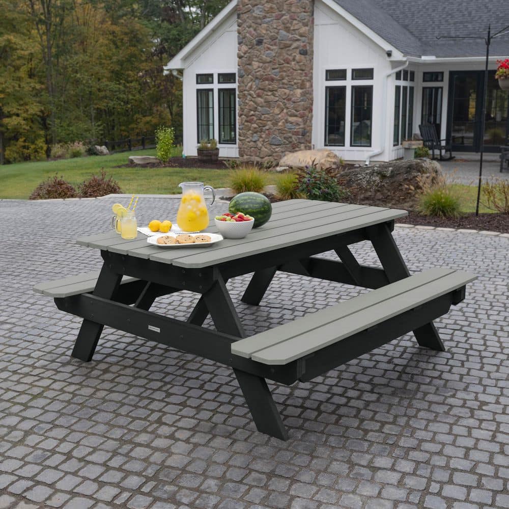 Hometown Plastic Outdoor Picnic Table Flint price history on PriceWatchPro