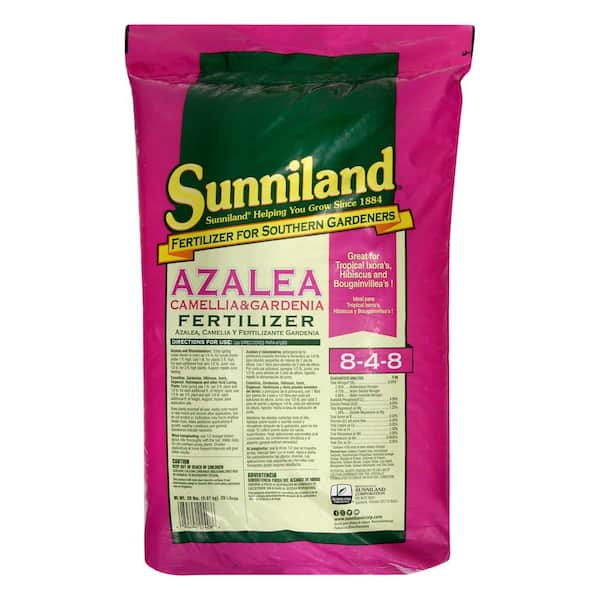Sunniland 20 lb. Organic Azalea,Gardenia Camellia Fertilizer 122408 - The  Home Depot
