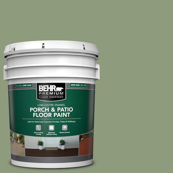BEHR PREMIUM 5 gal. #ICC-76 Herbal Scent Low-Lustre Enamel Interior/Exterior Porch and Patio Floor Paint