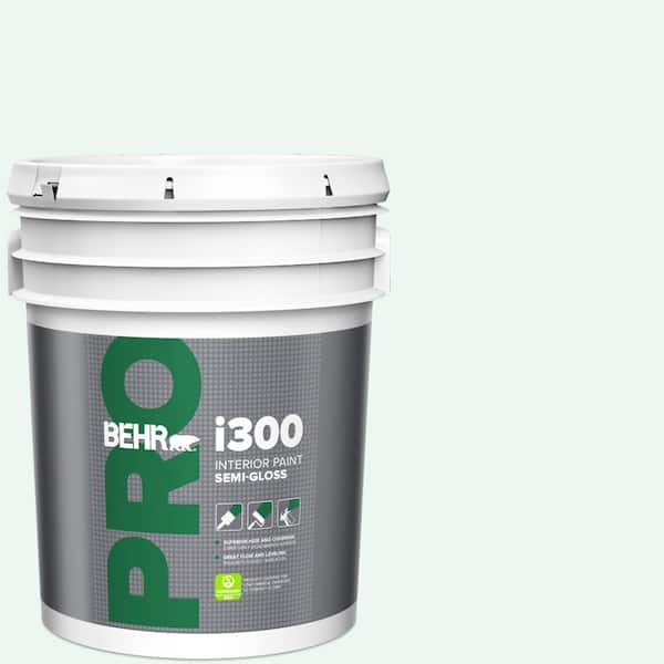 BEHR PRO 5 gal. #PPL-15 Icy Wind Semi-Gloss Interior Paint