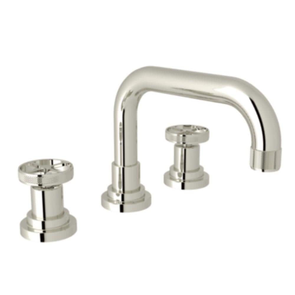 Rohl A1408XMAPC-2 C-Spout Widespread Bathroom Sink Faucet with Cross Handles, Chrome 並行輸入品 - 2