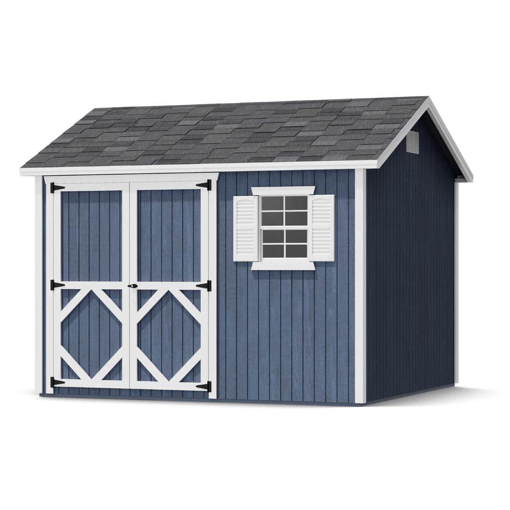 Classic Workshop 10 ft. x 10 ft. Outdoor Wood Storage Shed Precut Kit with Operable Window and Floor (100 sq. ft.) price history on PriceWatchPro