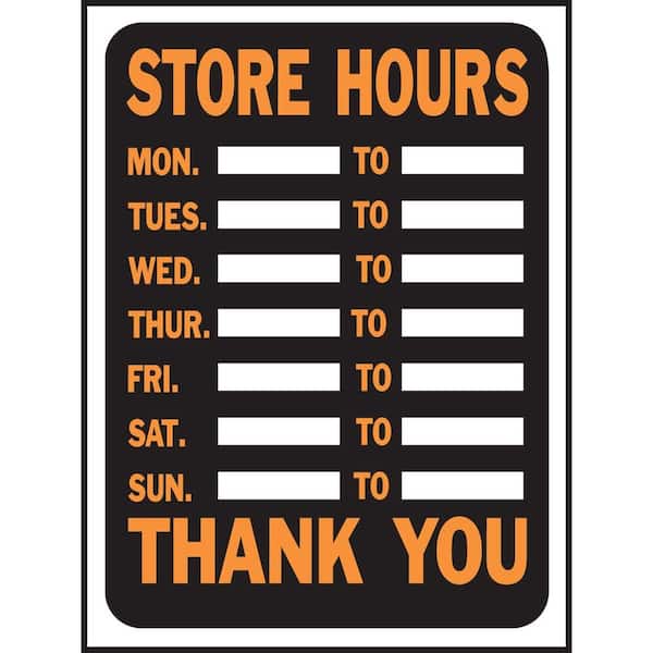 pack of 10 Hy-Ko 3030 Plastic Orange English Help Wanted Sign 9 X 12 In. for sale online 
