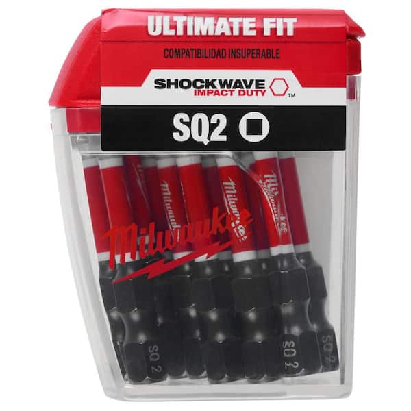 Reviews for Milwaukee SHOCKWAVE Impact Duty 2 in. Square #2 Alloy