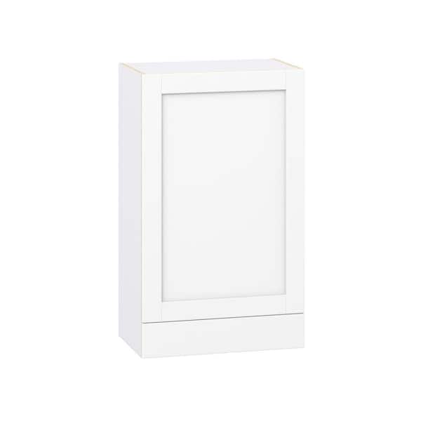 Milton 24 in. W x 14 in. D x 40 in. H Assembled Shaker Wall Kitchen Cabinet in Bright White with Drawer
