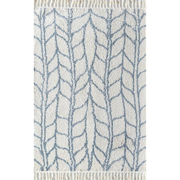 Bennett Cloud Vine 2'6"x8' Modern Area Rug