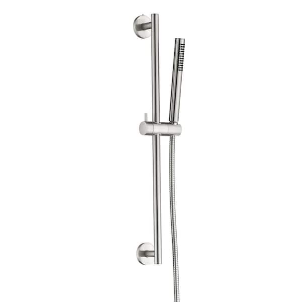 Utopia 4niture Krisha 1-Spray Eco-Performance Handheld Shower with Slide Bar in Brushed Nickel