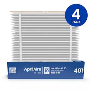 401 16 in. x 25 in. x 6 in. MERV 10 FPR 10 Pleated Air Filter For Air Cleaner Model 2400, Space-Gard 2400 (4-Pack)