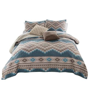 Desert Point UCC 3-Piece Polyester King Quilt Set