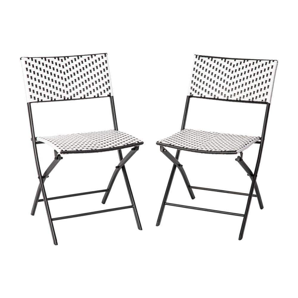 Black Steel Outdoor Dining Chair in Black price history on PriceWatchPro
