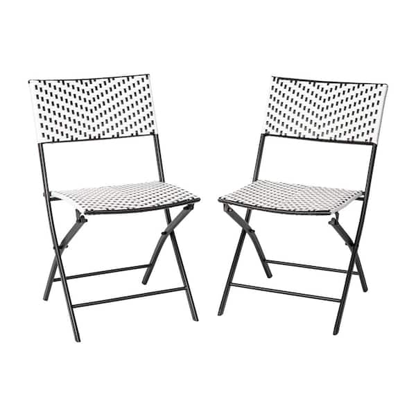 Carnegy Avenue Black Steel Outdoor Dining Chair in Black