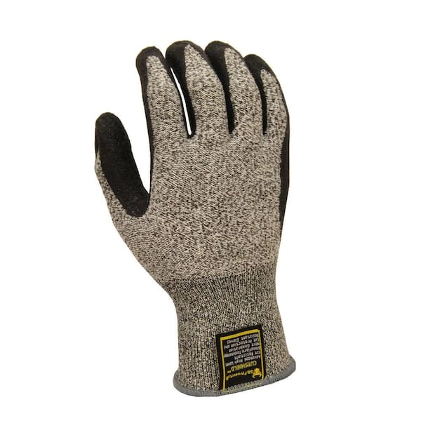 Cutshield Cut Resistant Work Gloves - XLarge - Black - G & F