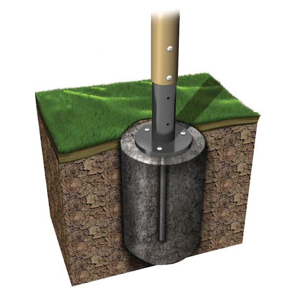 UPlay Today Commercial Playground Galvanized Freestanding Crawl Tunnel In-Ground Kit