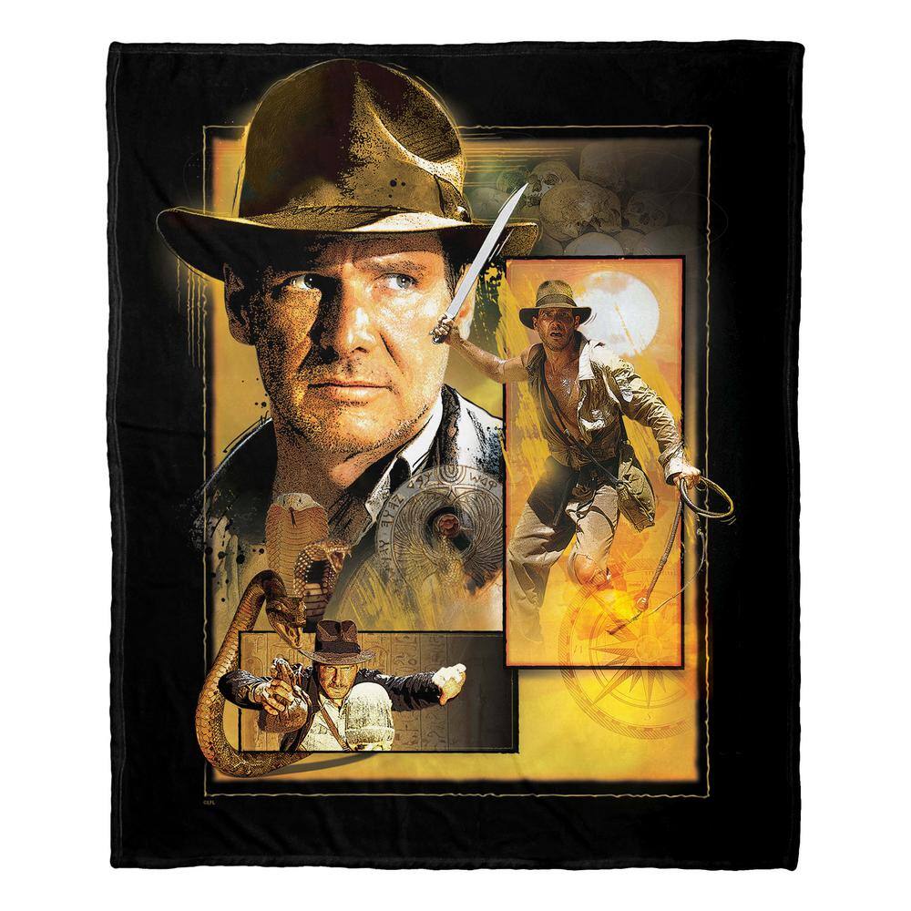 Indiana Jones Adventurous Indy Silk Touch Throw Blanket