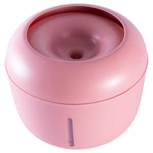 84.6 oz. Moda-Pure' Ultra-Quiet Filtered Dog and Cat Fountain Waterer in Pink