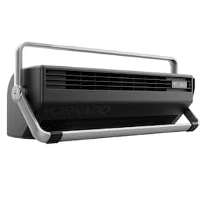 BXR 20 in. 3-Fan Speeds Tower Fan in Black with Soft Touch Controls and Vertical or Horizontal Operation