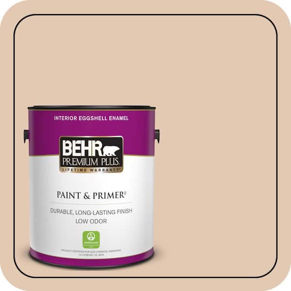 BEHR PREMIUM PLUS 1 gal. #S230-2 Mesquite Powder Eggshell Enamel Low Odor Interior Paint & Primer
