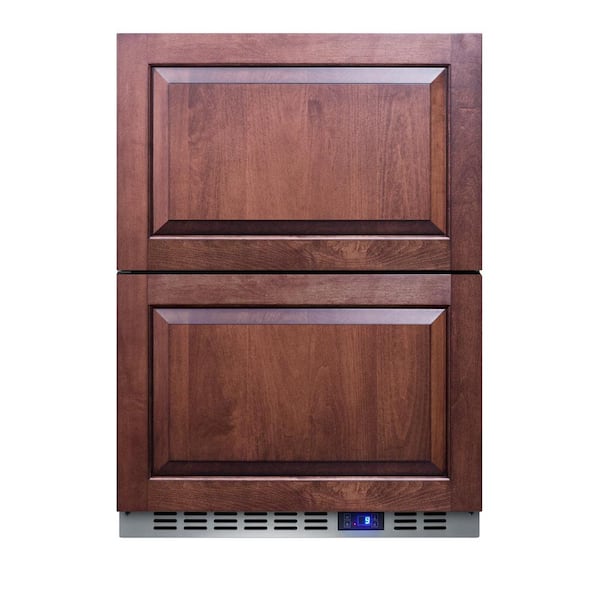 24 in. W 3.4 cu. ft. Freezerless Refrigerator in Stainless Steel