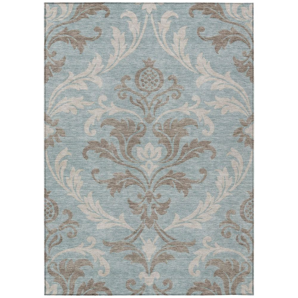 Chantille Machine Washable Indoor/Outdoor Abstract ACN2968 Spa 5 ft. x 7 ft. 6 in. Area Rug price history on PriceWatchPro