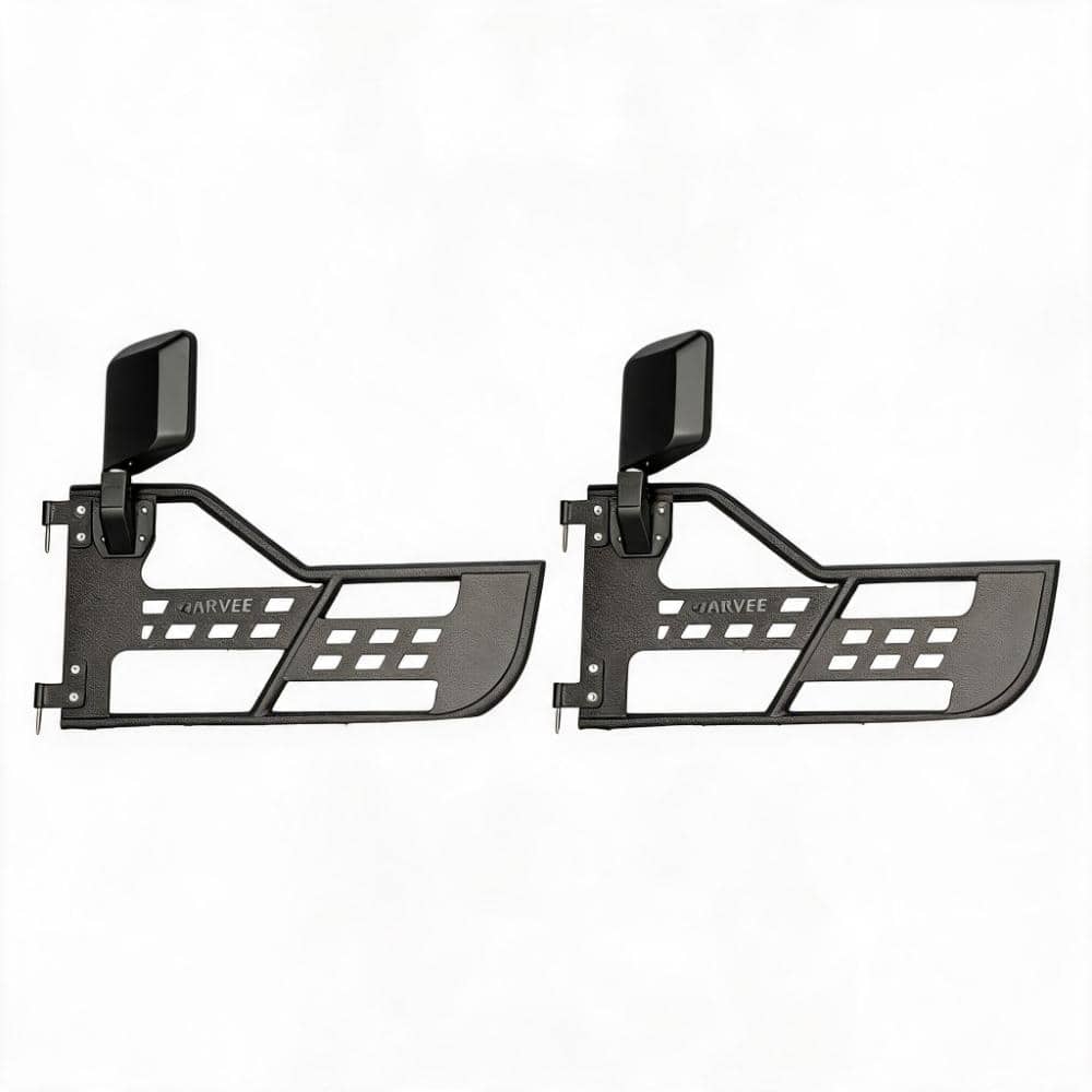 Heavy Duty Tube-shaped Trail Doors for Off-road vehicle Wrangler Steel Half Tube Doors with Rearview Mirror(Set of 2 ) price history on PriceWatchPro
