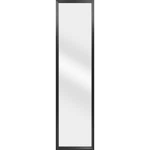 13 in. W x 49 in. H Framed Rectangular Bathroom Vanity Mirror in Black (Screws Not Included)