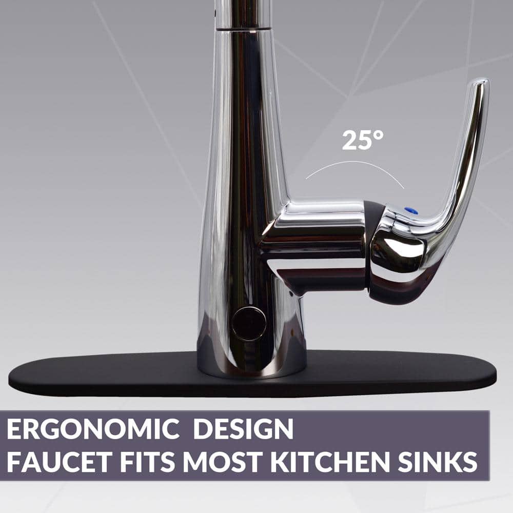 Stainless Steel Touchless Pull-Down Kitchen Faucet with Spray