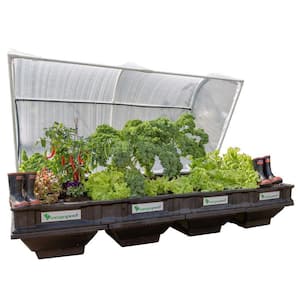 Raised Garden Bed Kit - Large 78.7 in. x 39.4 in. (2 m x 1 m) Container with Protective Cover, Self Watering