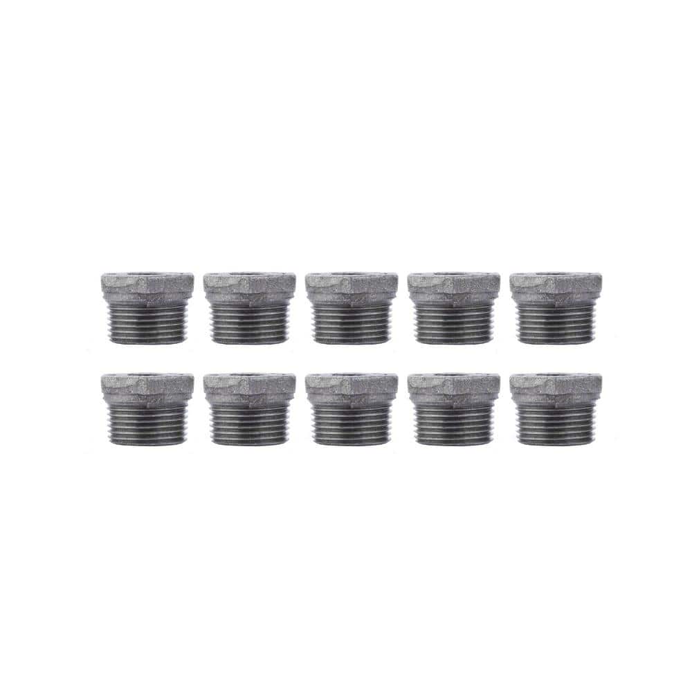 3/4 in. x 1/4 in. Black Iron Bushing (10-Pack) price history on PriceWatchPro