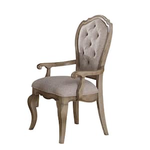 Design Toscano The Carlisle Louis XV Walnut Brown Arm Chair (Set