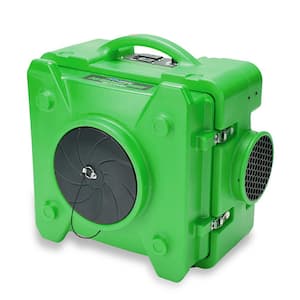 HEPA Air Scrubber Water Damage Restoration Equipment for Mold Air Purifier, Negative Machine Airbourne Cleaner in Green