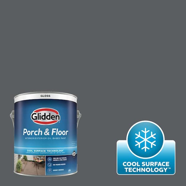 Glidden Porch and Floor 1 gal. PPG1011-6 Glazed Granite Gloss Interior/Exterior Polyurethane Oil Paint