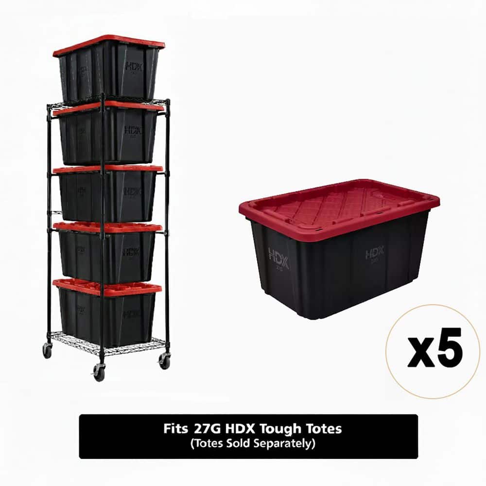 HDX Steel Wire Garage Storage Rack (22 in. x 69 in. x 28.5 in