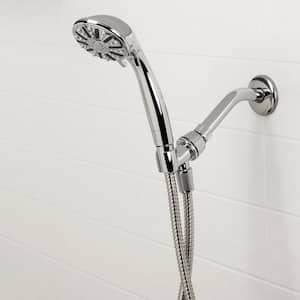 3-Spray Wall Mount Handheld Shower Head 1.8 GPM in Chrome