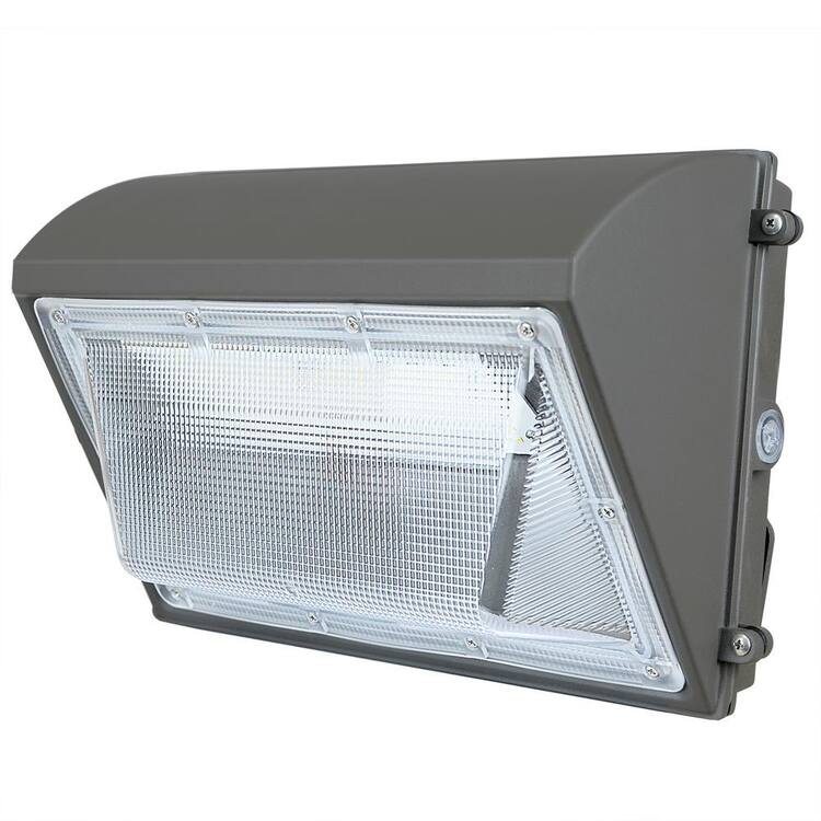 WYZM 800-Watt Equivalent 120-Volt Integrated LED Bronze Wall Pack Area Light 16000 Lumens 5000K White with Photocell Sensor