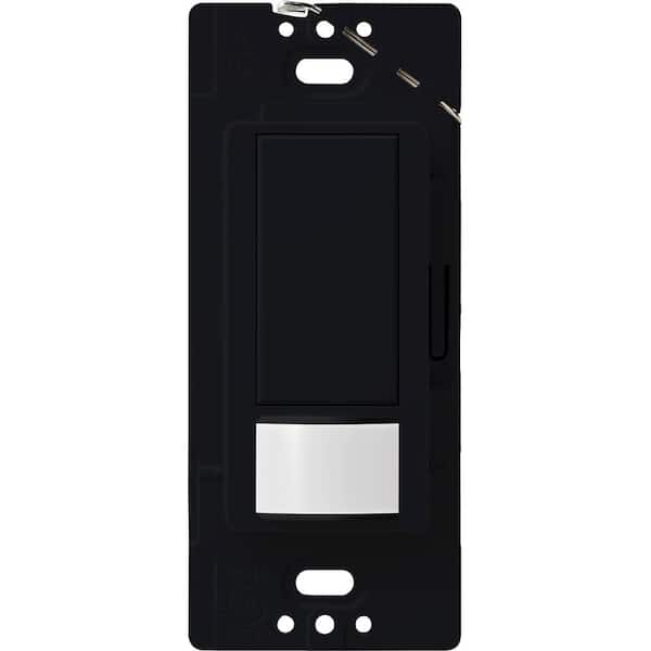 Lutron Maestro Vacancy-Only Sensor Switch, 5-Amp, Single-Pole/Multi-Location, Midnight (MS-VPS5M-MN)