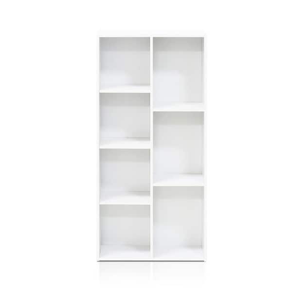 Furinno 11048wh 7 - Cube Reversible Open Shelf, White
