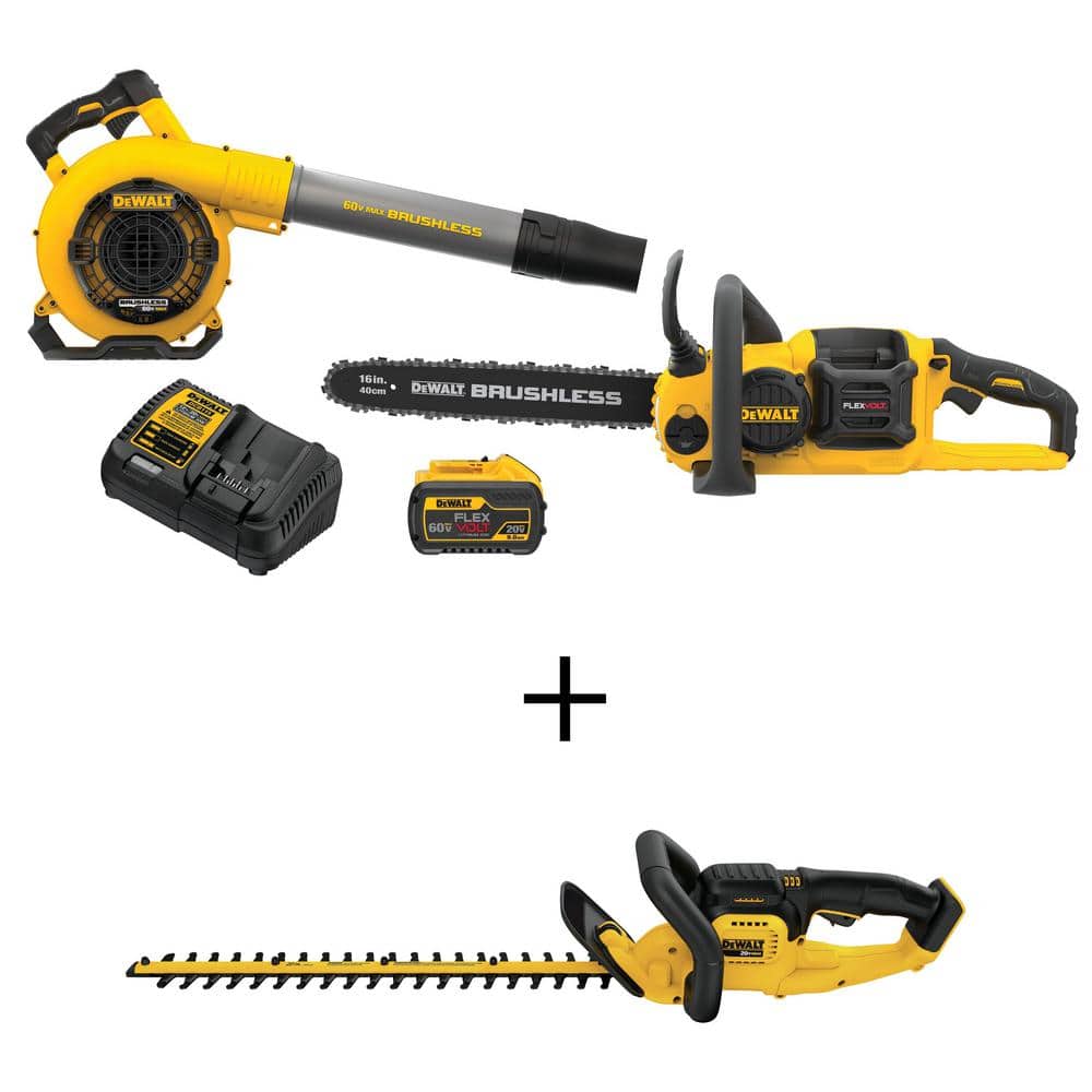 DEWALT 60Volt MAX Cordless FLEXVOLT Chainsaw with Blower Combo Kit (2