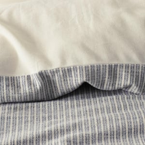 Company Cotton Textured Stripe Duvet Cotton Duvet Cover Set