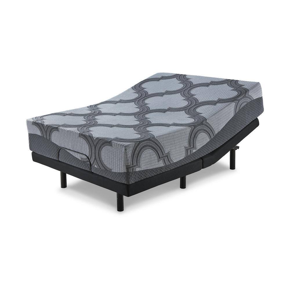 Gray Queen Hybrid Innerspring Adjustable Mattress
