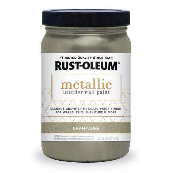 Rust-Oleum Specialty 1 qt. Champagne Metallic Interior Paint (2-Pack)