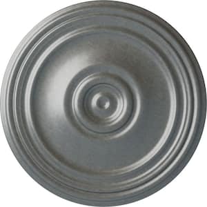 21 in. x 1-1/4 in. Reece Urethane Ceiling Medallion (Fits Canopies upto 6-3/4 in.), Platinum