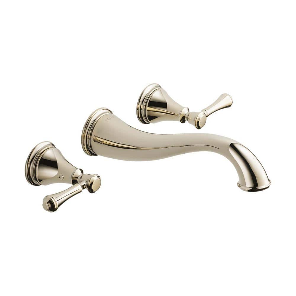 Reviews for Delta Cassidy 2Handle Wall Mount Bathroom Faucet Trim Kit