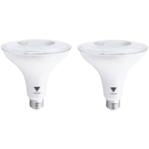 TriGlow 100-Watt Equivalent PAR38 Dimmable 1050-Lumen ENERGY STAR Certified LED Light Bulb Soft White (2-Pack)