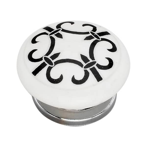 Mascot Hardware Ornate 1.46 in. Round Cabinet Knob