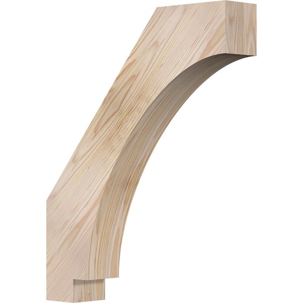 Ekena Millwork 3 1/2"W x 18"D x 22"H Imperial Smooth Knee Brace, Douglas Fir