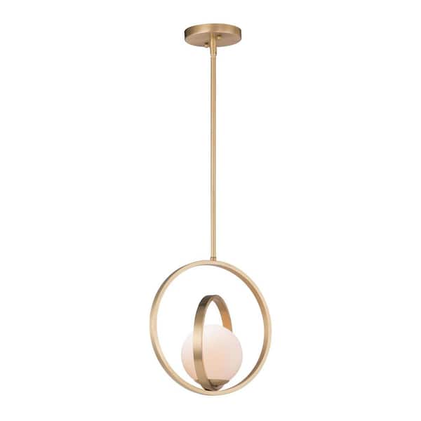 Maxim Lighting Coronet 1-Light Satin Brass Pendant