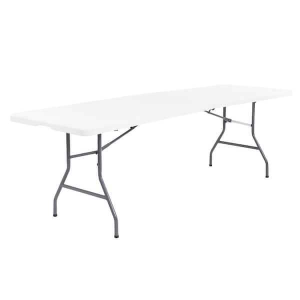 Lifetime 8 ft. Fold-in-Half Resin Table; Black