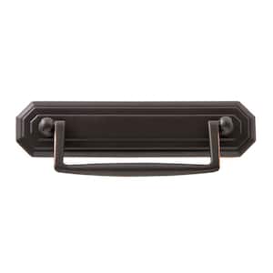 Octagon 4 in. Center-to-Center Oil-Rubbed Bronze Drawer Bail Pull