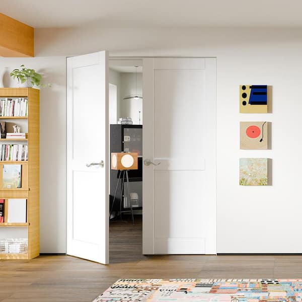 TENONER 30 in. x 80 in. MDF, Composite, Pre-assembled, Primed