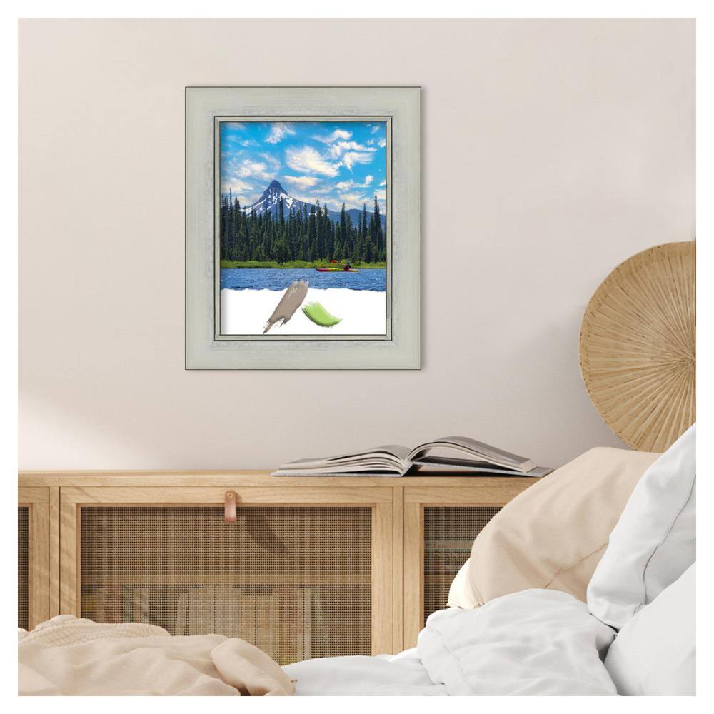 11x14 Silver Antiqued Polystyrene Wall Picture Frame